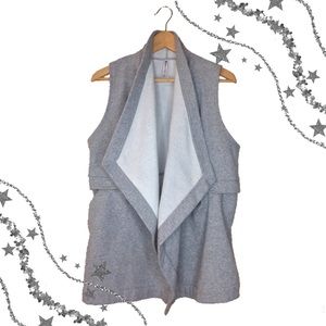 Fabletics Mina Vest Gray sleeveless Athleisure